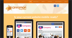 Desktop Screenshot of cinnamondesign.co.uk