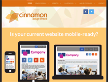 Tablet Screenshot of cinnamondesign.co.uk